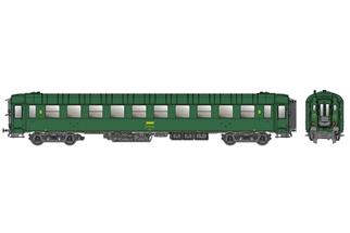 Models World H0 SNCF Personenwagen-Set B10, 2. Klasse, Ep. IVa