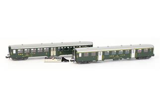 MW-Modell N SBB Leichtstahlwagen-Set, Ep. IV, 2-tlg.