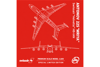 Nauport 1:200 Swissair Antonov An-225, HB-IAN Helvetia