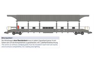 NME H0 (AC) BLS Autoverlad-Mittelwagen, Typ Talbot, ohne Übergangsbleche, Ep. VI