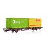 NMJ H0 CargoNet Containertragwagen Lgns 42 76 443 2053-8, Bring/DHL