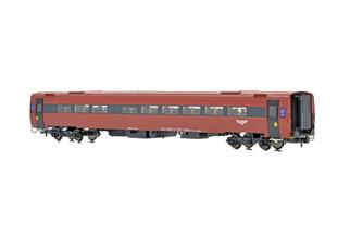 NMJ H0 (DC) NSB Personenwagen B7-2 27023, Ny Design