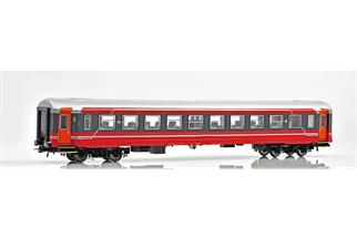 NMJ H0 NSB Personenwagen B3 25624, rot/grau/silber