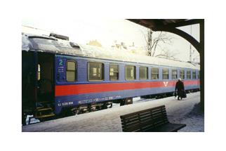 NMJ H0 SJ Personenwagen 2. Klasse B5K 5126 Interregio