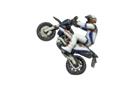 Noch H0 3D-Master-Einzelfigur Motocross-Motorrad Wheelie