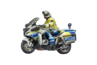 Noch H0 3D-Master-Einzelfigur Polizeimotorrad Deutschland