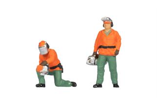 Noch H0 Sound-Szene 2.0 Baumfällarbeiten