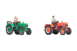 Noch Z 3D-Farbdruck McCormick Traktor, rot und grün (Inhalt: je 1 Stk.)