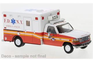 PCX H0 Ford F-350 Horton Ambulance, FDNY, 1997