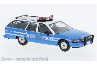 PCX87 H0 Chevrolet Caprice Station Wagon, NYPD - Police, 1991