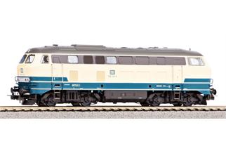 Piko H0 (AC Digital) DB Diesellok BR 216, ozeanblau/beige, Ep. IV