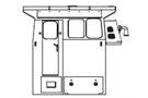 Piko H0 (ET) Führerhaus dekoriert, mit Fenster, zu DR BR 106