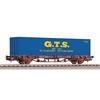 Piko H0 FS Containertragwagen, 40'-Container GTS, Ep. IV