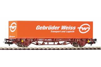 Piko H0 ÖBB Containertragwagen, 40'-Container Gebrüder Weiss, Ep. V