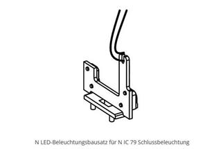 Piko N Schlussbeleuchtung zu IC '79 Wagen