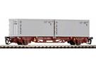 Piko TT CSD Containertragwagen, 2x20'-Container Intrans, Ep. IV