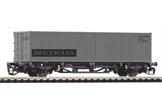 Piko TT DR Containertragwagen, 40'-Container Deutrans, Ep. IV