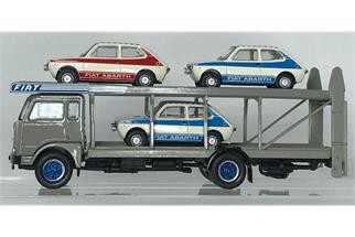 Pirata/Brekina H0 Fiat Abarth Transport-Set, 4-tlg.