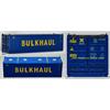 Pirata H0 30'-Container Bulkhaul (Inhalt: 2 Stk.)