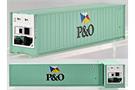 Pirata H0 40'-HC-Kühlcontainer P&O (Inhalt: 2 Stk.)