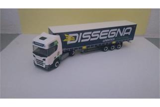 Pirata/Herpa H0 Scania CR20 HD Kühlkoffer-Sattelzug, Dissegna