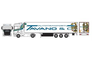 Pirata/Herpa H0 Scania CR20 HD Sattelzug, Autotrasporti Tavano & C.
