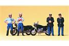 Preiser H0 Französische Gendarmerie mit Motorrädern