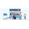 Preiser H0 Verkaufswagen Snack Point