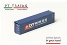 PT Trains H0 40'-HC-Container CR Express