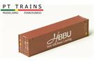 PT Trains H0 40'-HC-Container HBB, New Silk Road