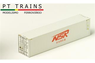 PT Trains H0 40'-HC-Container NSR, New Silk Road