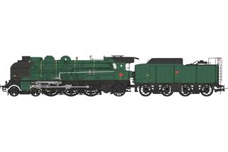 REE H0 (DC) SNCF Dampflok 1-231.K.22, grün