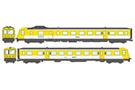 REE H0 (DC) SNCF Dieseltriebwagen X 2722, gelb/weiss, Ep. IV-V, 2-tlg.