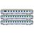 REE H0 SNCF Liegewagen-Set Corail VU A9c9x/B10c10x/B10c10x, Ep. IV, 3-tlg.