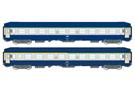 REE H0 SNCF Liegewagen-Set UIC-Y B9c9x/A4c4B5c5, blau/grau, Ep. IV-V, 2-tlg.