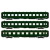 REE H0 SNCF Personenwagen-Set DEV AO B10/B10/A8, grün, Ep. III, 3-tlg.