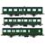 REE H0 SNCF Reisezugwagen-Set SO B6t/B6q/B4Dq, grün, Ep. IIIb, 3-tlg.