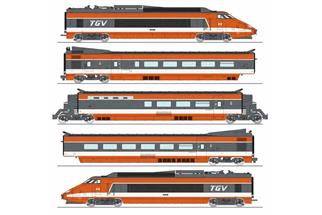 REE Modèles H0 (AC Sound) SNCF Hochgeschwindigkeitszug-Grundset TGV PSE, 5-tlg.