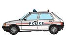 REE Modèles H0 Peugeot 205, Police