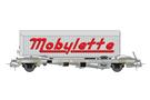 REE Modèles H0 SNCF Containertragwagen Segi/Mobylette