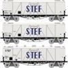 REE Modèles H0 SNCF Kühlwagen-Set TP FRIGO, STEF, Rekonstruiert, Ep. III, 3-tlg.