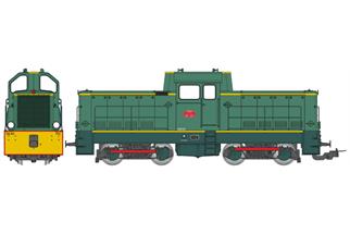 REE Modèles H0m POC Diesellok BB 401, Dépôt de Tulle