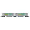 REE Modèles N NOVA Container-Doppeltragwagen Sggmrss, Ambrogio Intermodal