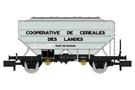REE Modèles N SNCF Getreidesilowagen, Coopérative De Céréales Des Landes, Ep. III