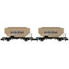 REE N SNCF Getreidesilowagen-Set, Coopérative Agricole de l’Adour, Ep. III, 2-tlg.
