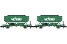 REE N SNCF Getreidesilowagen-Set, UFAC Moulins Du Bos, Ep. IV, 2-tlg.