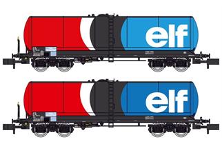 REE N SNCF Kesselwagen-Set, ELF, Ep. IV, 2-tlg.