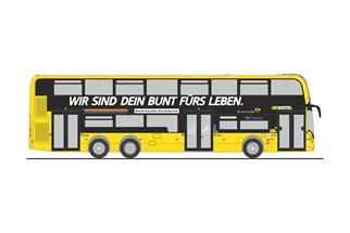 Rietze H0 Alexander Dennis Enviro500, BVG - Bunt fürs Leben