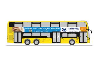 Rietze H0 Alexander Dennis Enviro500, BVG - Lasermed