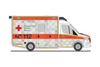 Rietze H0 GSF RTW '18, DRK Wolfenbüttel